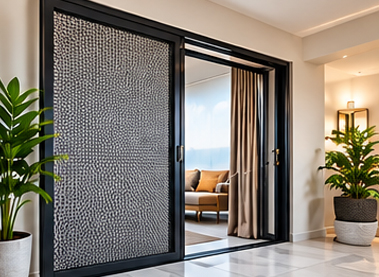 Honeycomb Mesh Door